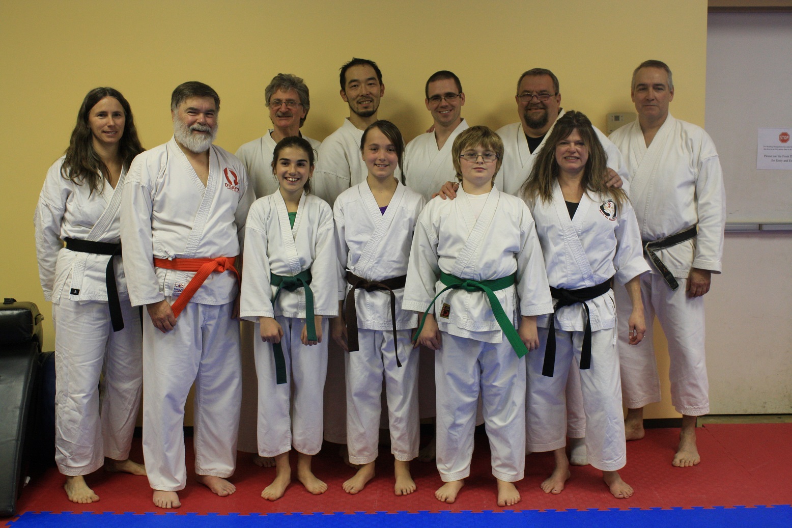 picture of kids training